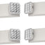 4 Luces LED Emergencia con Batería Cable Duro Certificado UL