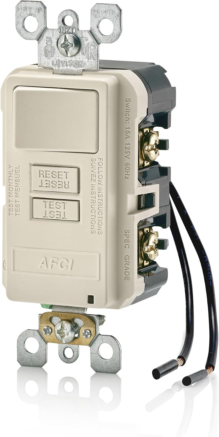 Interruptor AFCS 15A autoprueba con luz LED