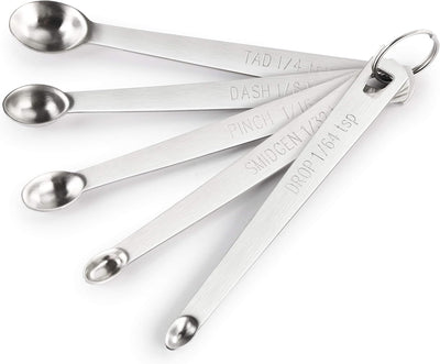 Juego cucharas medidoras acero inox
