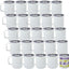 25 Tazas Sublimación 12oz Acero Inox con Tapa Popote