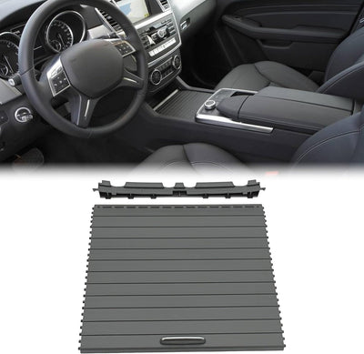 Cubierta enrollable consola central Mercedes W166 negro