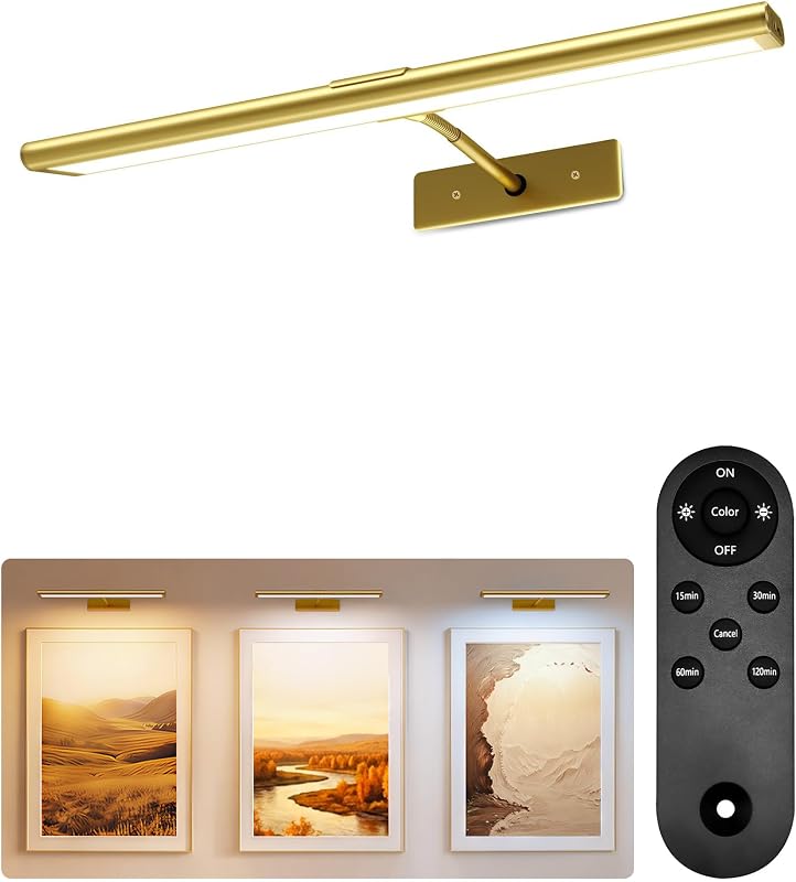 Luz LED magnética para arte 16'' 4800mAh con control remoto