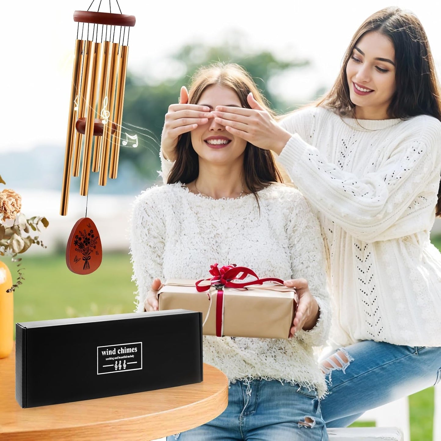 Campanillas de viento regalo Navidad Acción de Gracias