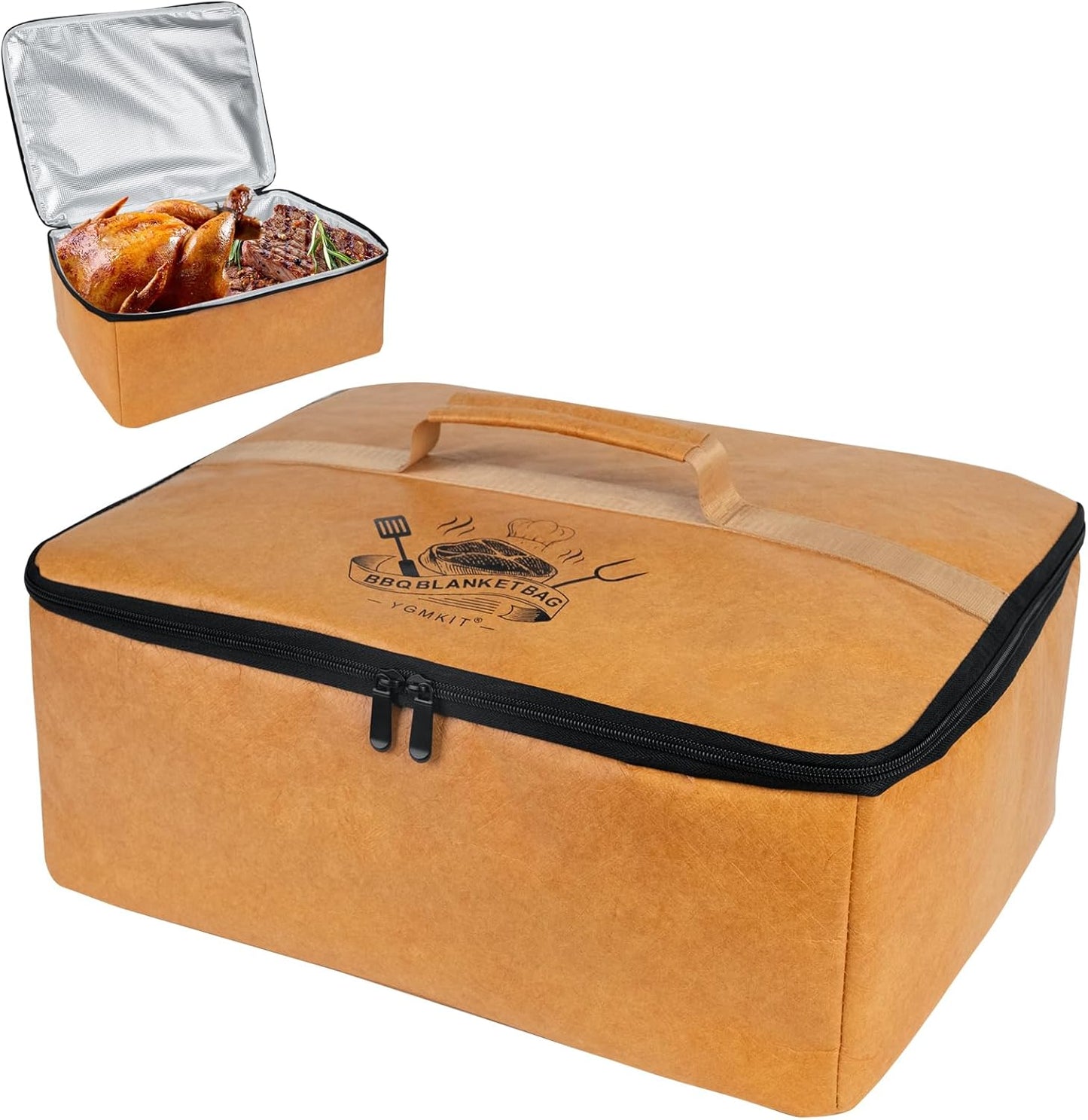 Manta para descansar carne barbacoa reutiliz. grande
