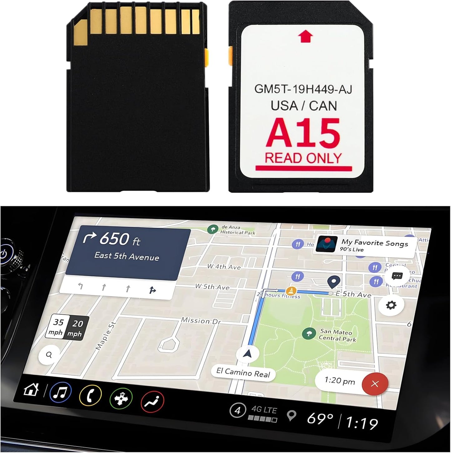 Tarjeta SD compat. con Sync 2 GPS Lincoln Ford