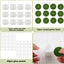 Macetas plástico espuma césped simulado set 12 decoración