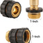 Conector rápido manguera 3/4pulg juego 6