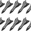 Set 10 aletas tiburón difusoras autoadhesivas para coche