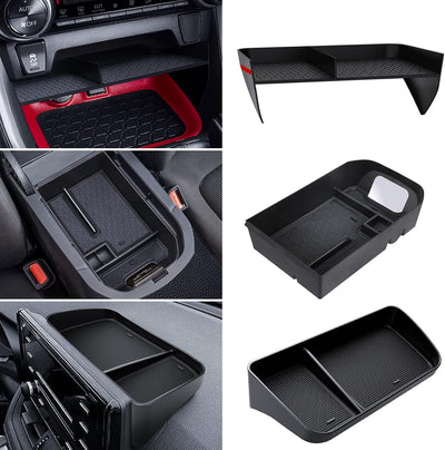 Organiz. consola central Toyota RAV 2019 caja almacenamiento