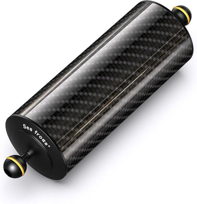 Brazo flotante fibra carbono 10'' para buceo con luz