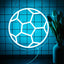 Letrero neón fútbol 16" regulable USB decoración deportiva