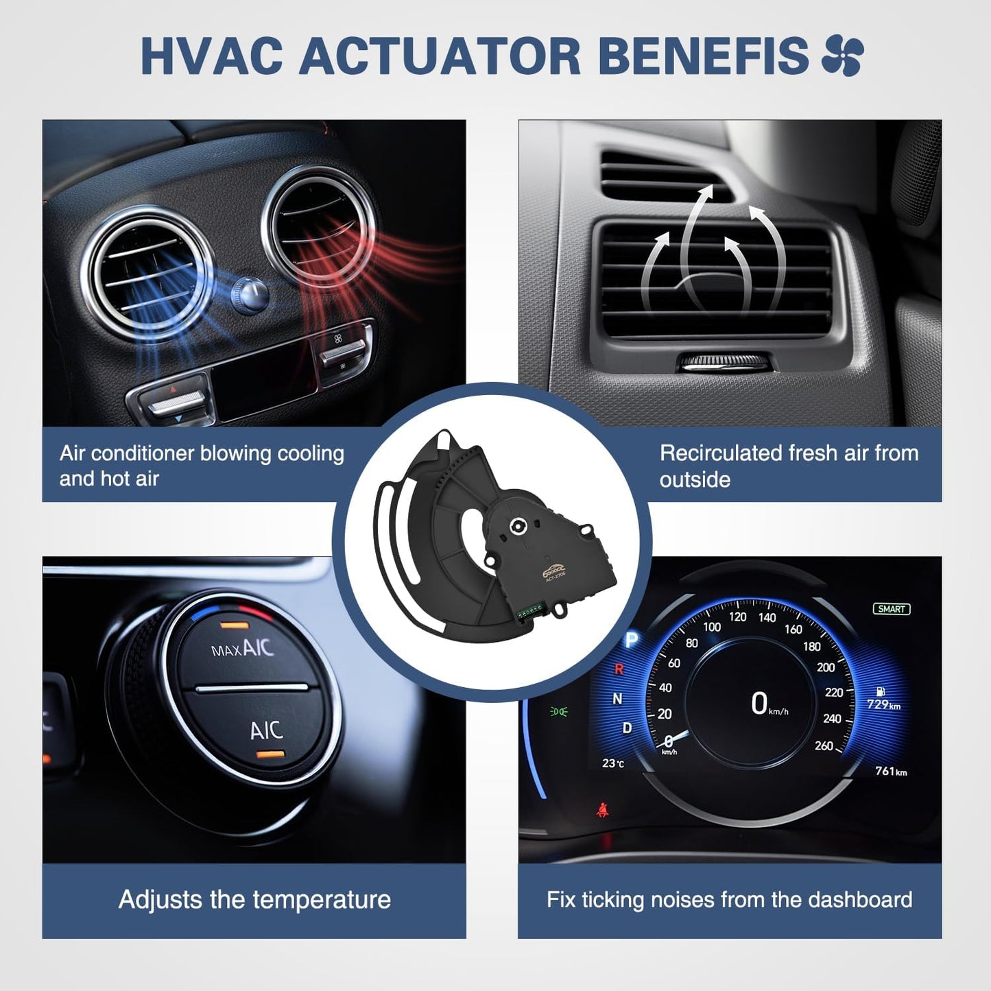 Actuador puerta HVAC Chevy Silverado 1500 HD 2500