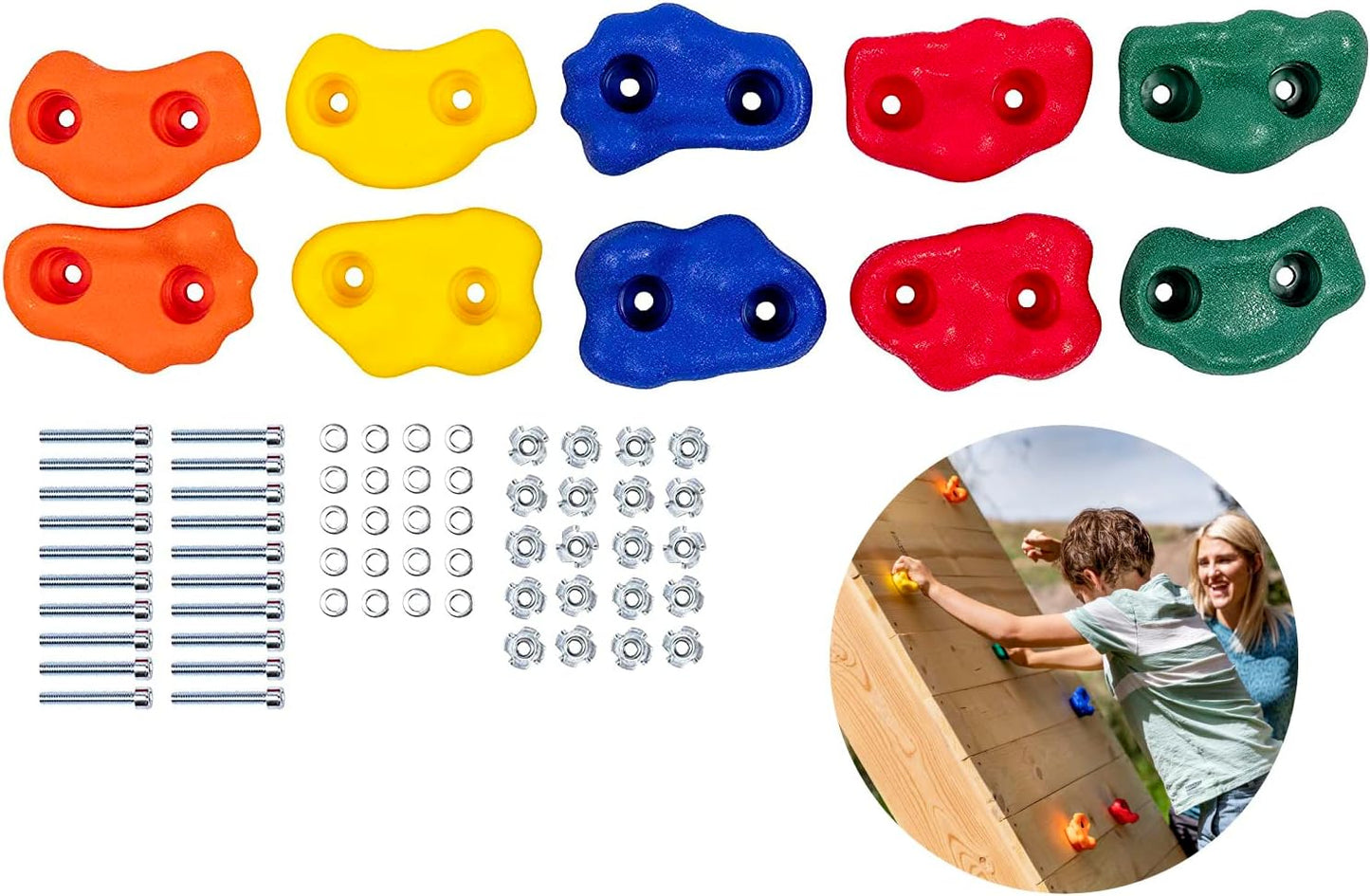 Soportes escalada roca niños accesorios DIY pared interior