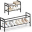 Zapatero ajustable 2 niveles 18-33" metal negro