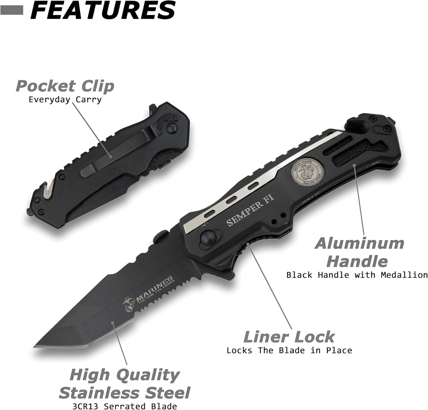 Cuchillo plegable multi 4.75pulg
