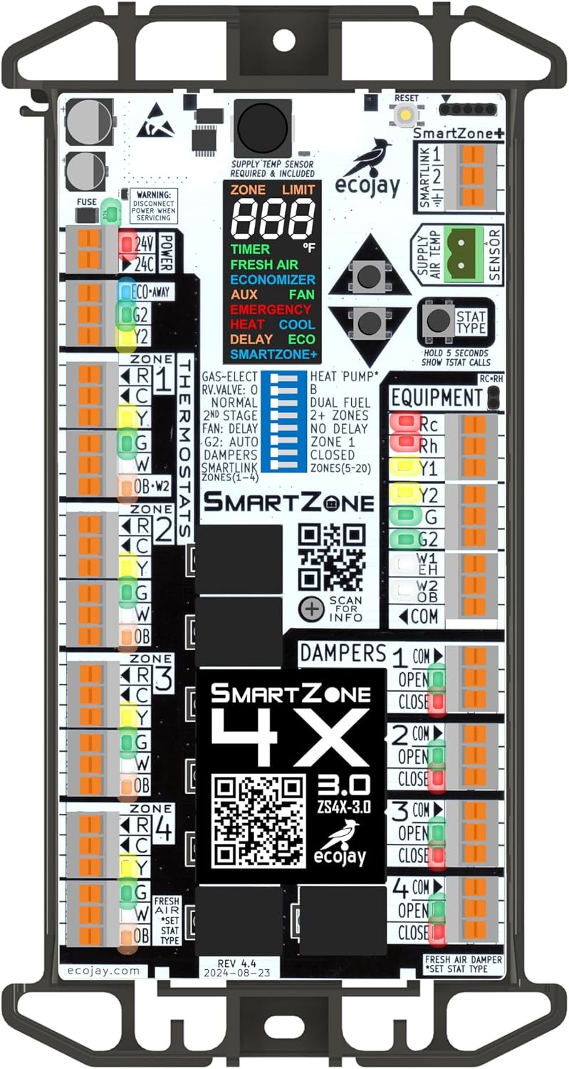 Controlador 4 zonas sensor temporizador repuesto