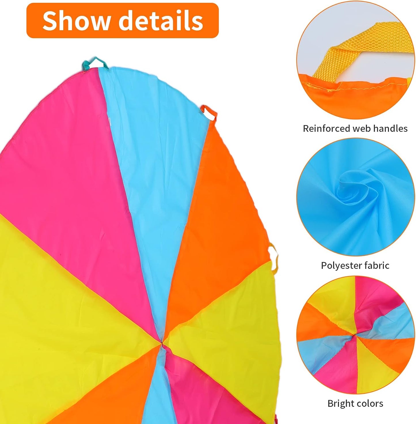 Paracaídas 10ft juguete para niños