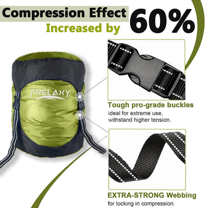 Bolsa compresión 11L-52L resistente agua ligera para acampar