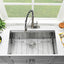 Fregadero cocina acero inox 30x19" esquinas redondas
