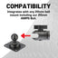 Soporte panel visualización enchufe 0.787" comp Yaesu