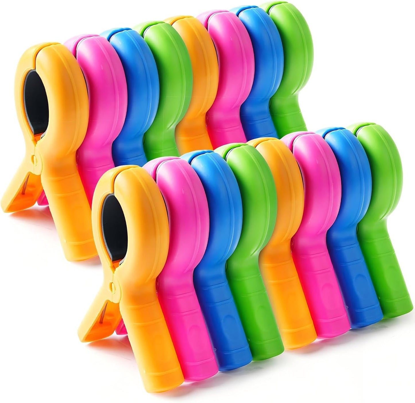 16 Pzas Clips Toalla Playa para Silla Crucero Resistentes