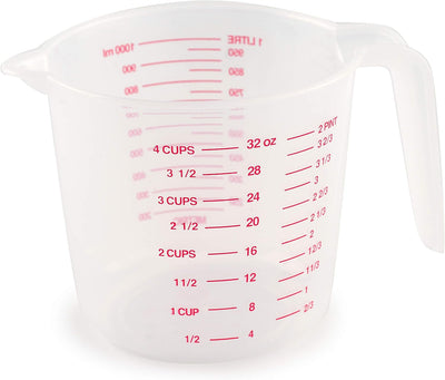 Taza medidora plástico multicolor