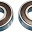 Rodamiento bolas 0.591x1.378" acero cromado sellado goma