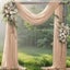 Cortina arco boda gasa otoñal 29x20pulg transparente exterior