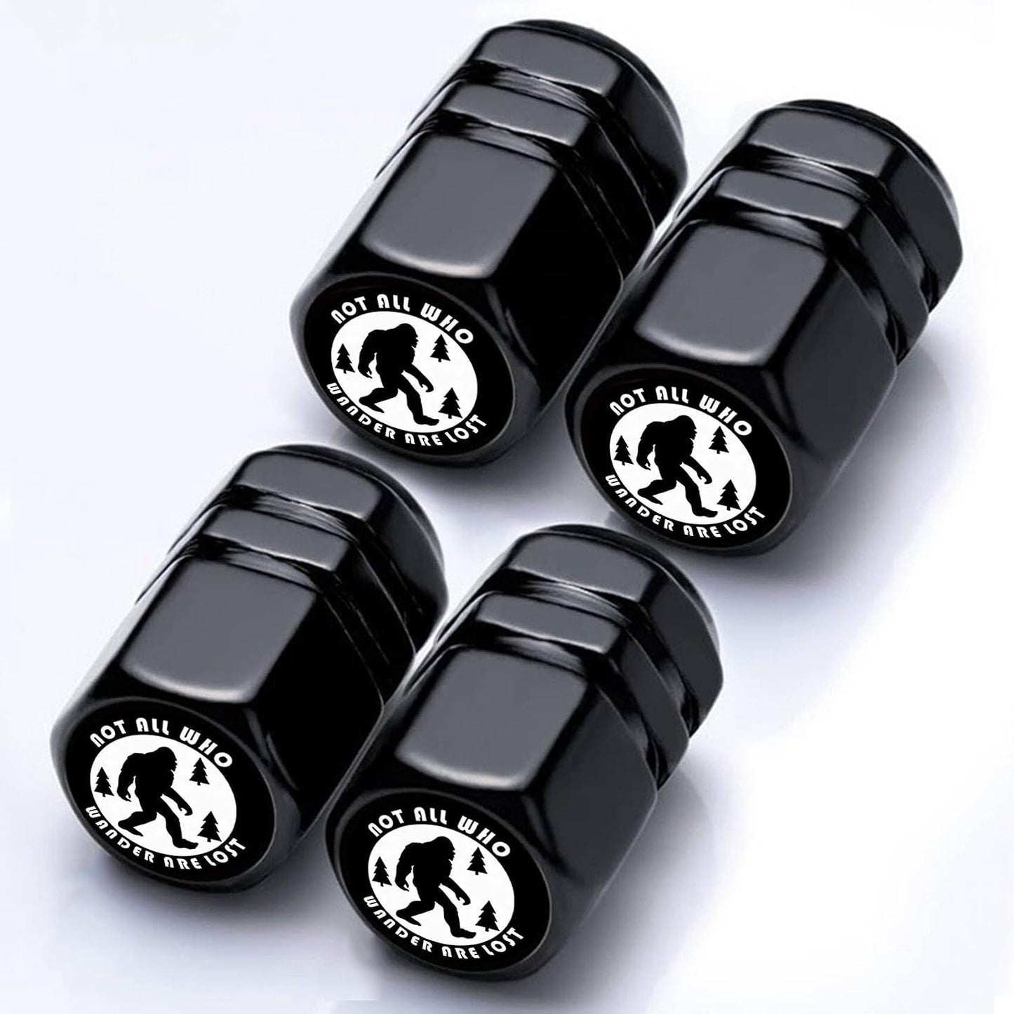 4 Tapones Válvula Neumático Aleación Aluminio Antipolvo