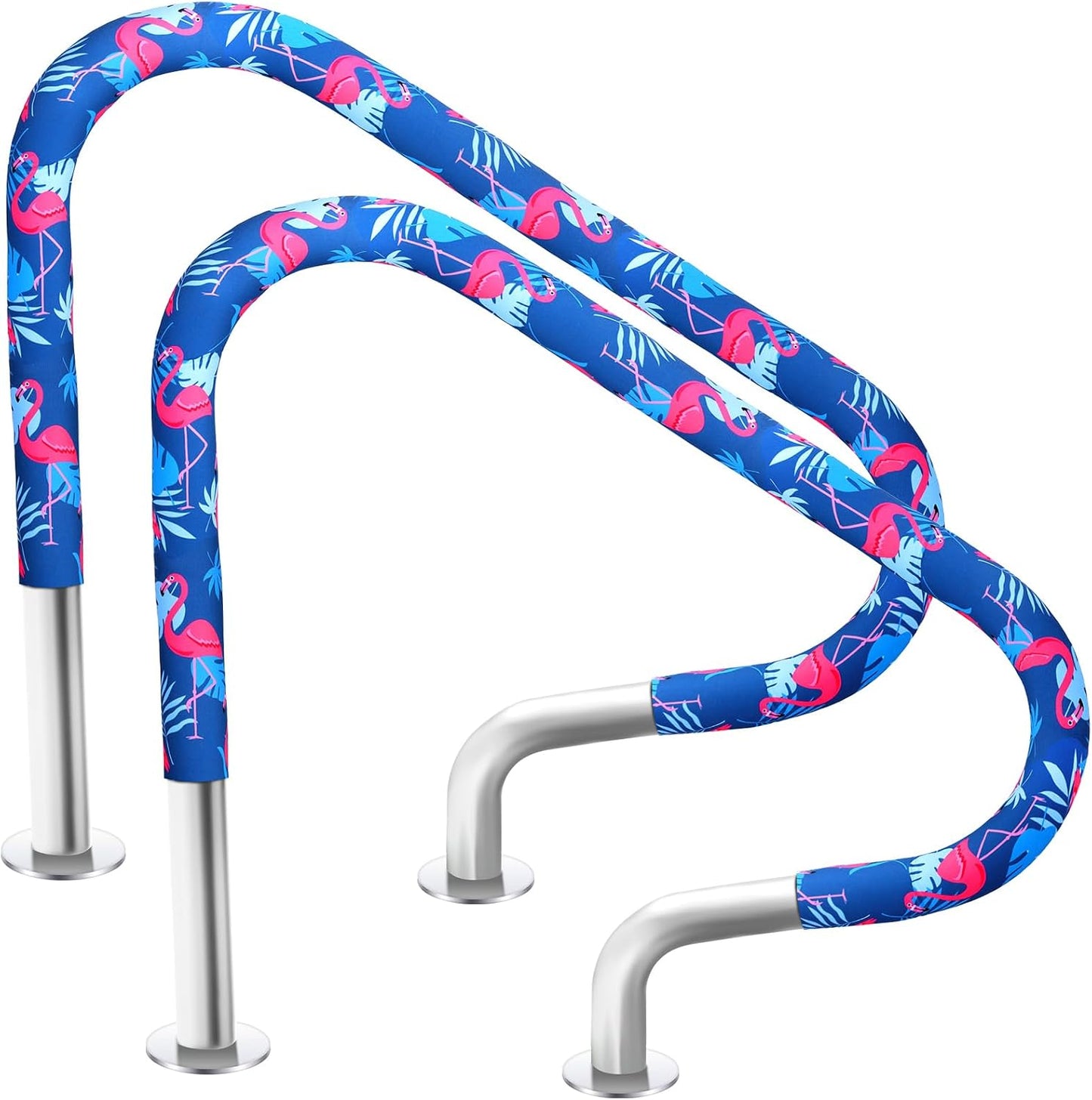 2 Fundas Barandilla Piscina 4ft Antiderrap con Cremallera