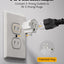 Adaptador 3 clavijas a 2 clavijas ETL con tierra
