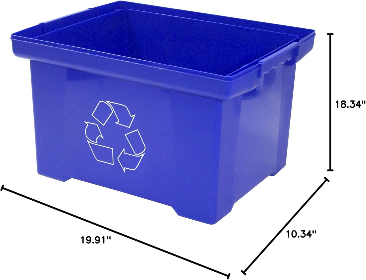 Cesto reciclaje 9gal color azul
