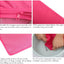 Bolsa plegable 36" baile set 3 rosa con malla y ventana