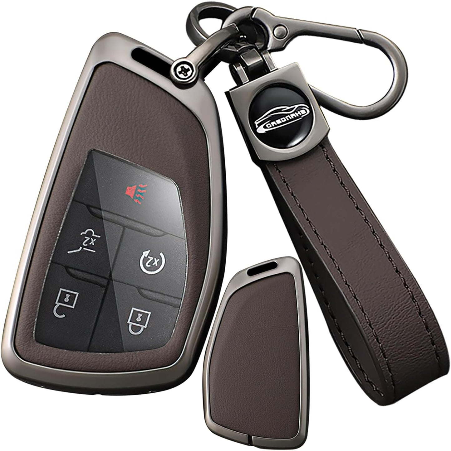 Funda llavero metal cuero 3-6 botones comp Buick Chevy GMC