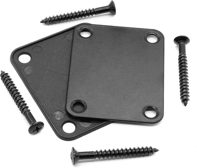 Placa cuello guitarra eléctrica metal para Telecaster y Jazz