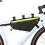Bolsa triangular bicicleta MTB 2.9L con bolsillos malla doble