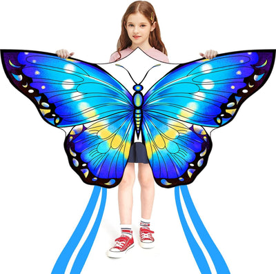 Cometas de mariposa para niños 4-8 años con mango 300pies