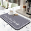 Tapete barra café 31.5x17pulg antideslizante absorbente