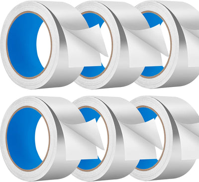 Cinta aluminio plateado 2pulg x393pies 3.9mils sellado HVAC