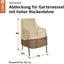 Cobertor silla patio accesorios Veranda Pebble
