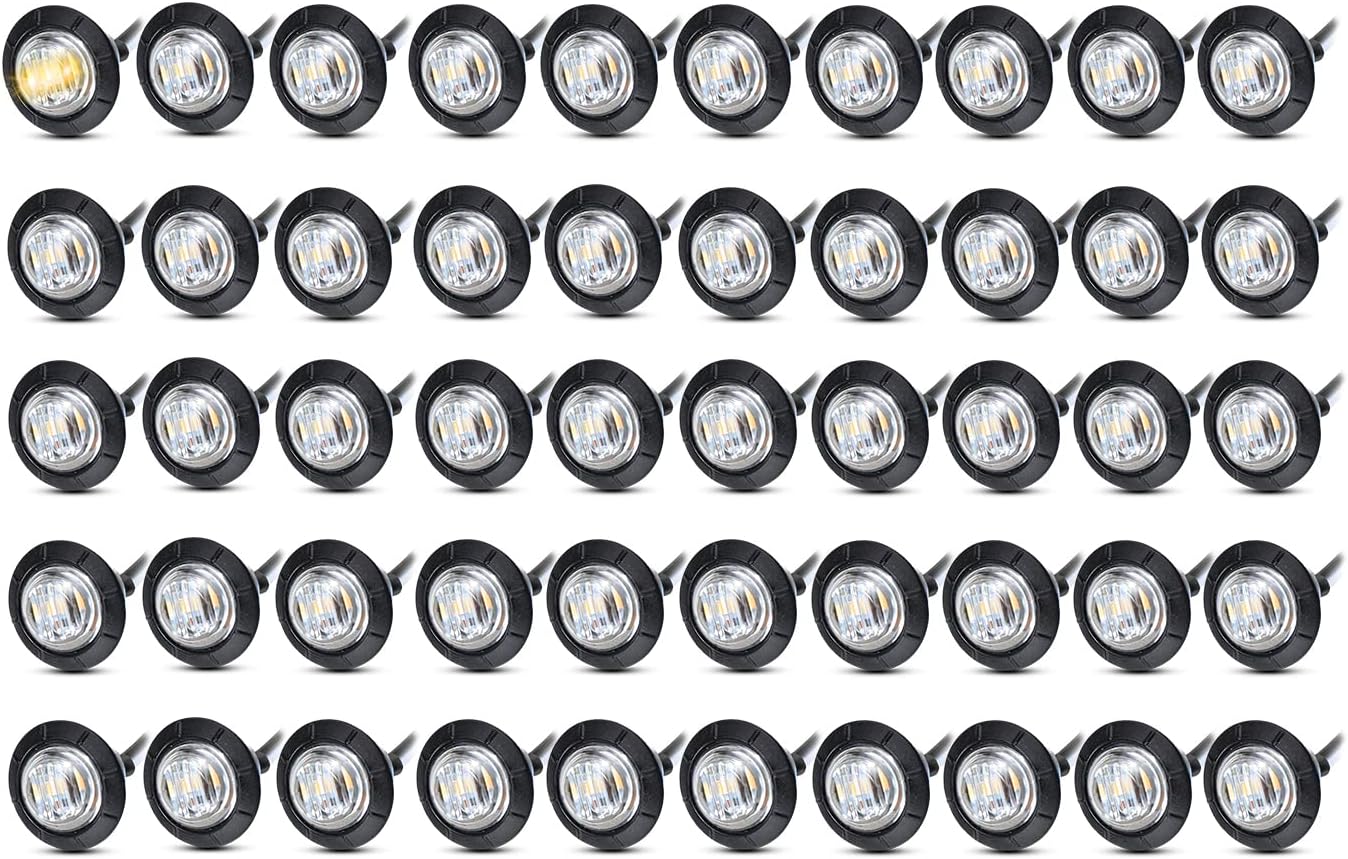 Luces laterales universales 3/4pulg LED 12V para camión