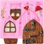 Moldes silicona fondant decoración pasteles hadas puerta ventana