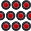 10 Luces LED Marcador 3/4pulg Laterales