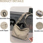 Bolso lona bandolera vintage con bolsillos