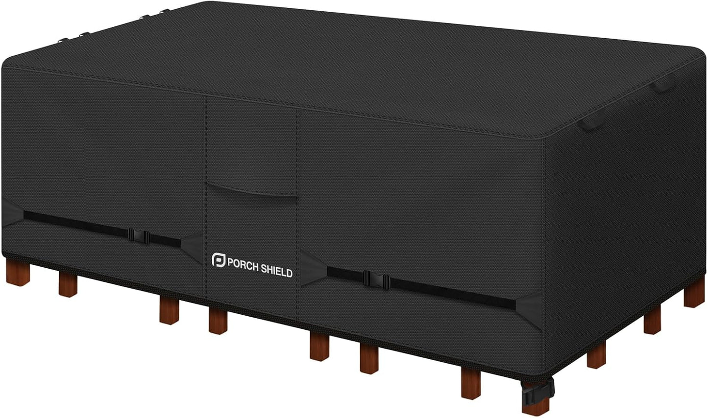 Funda mesa patio impermeable 90x64" color negro
