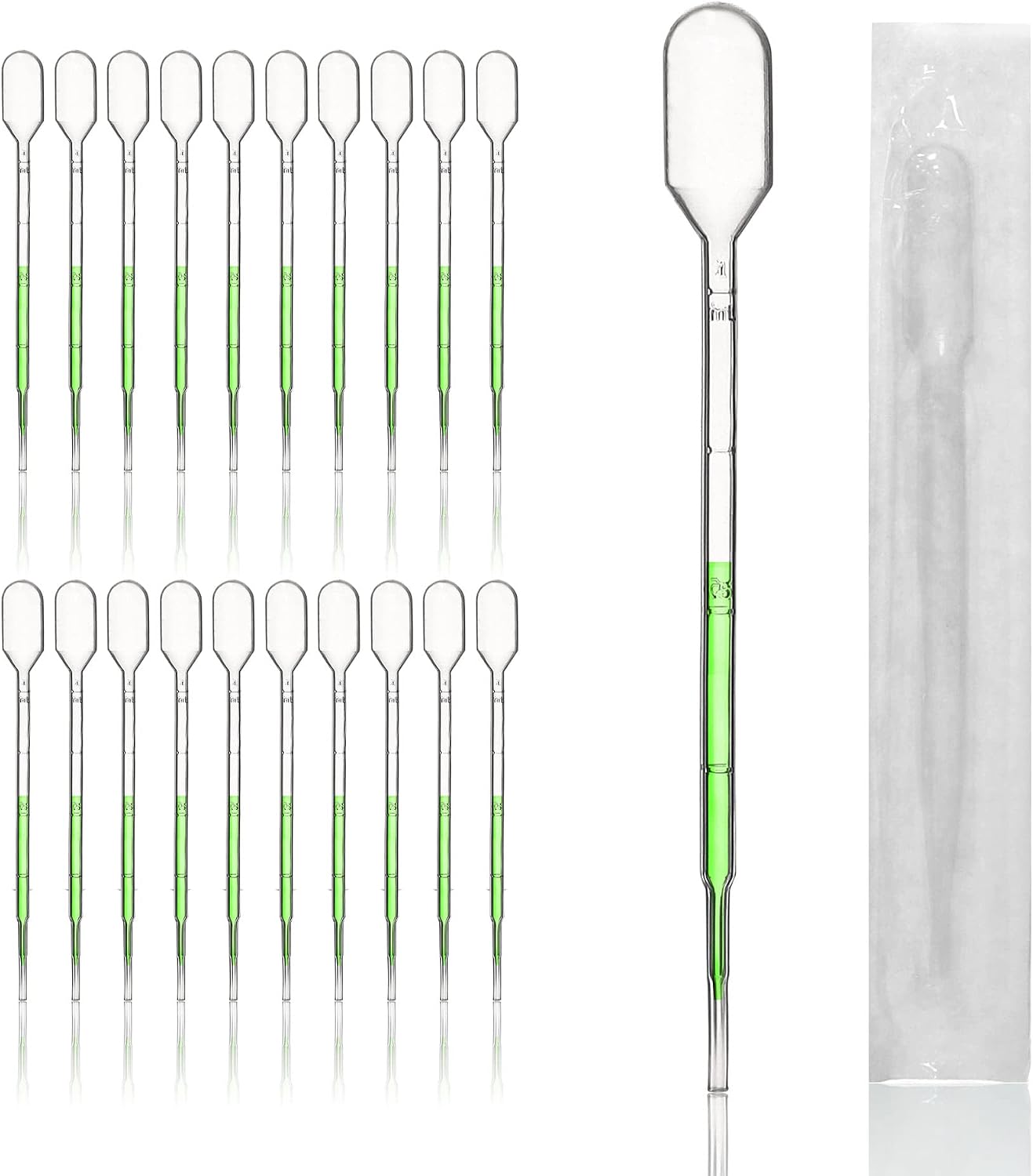 100 Pzas Pipetas Aceite Esencial Polietileno 5.5pulg