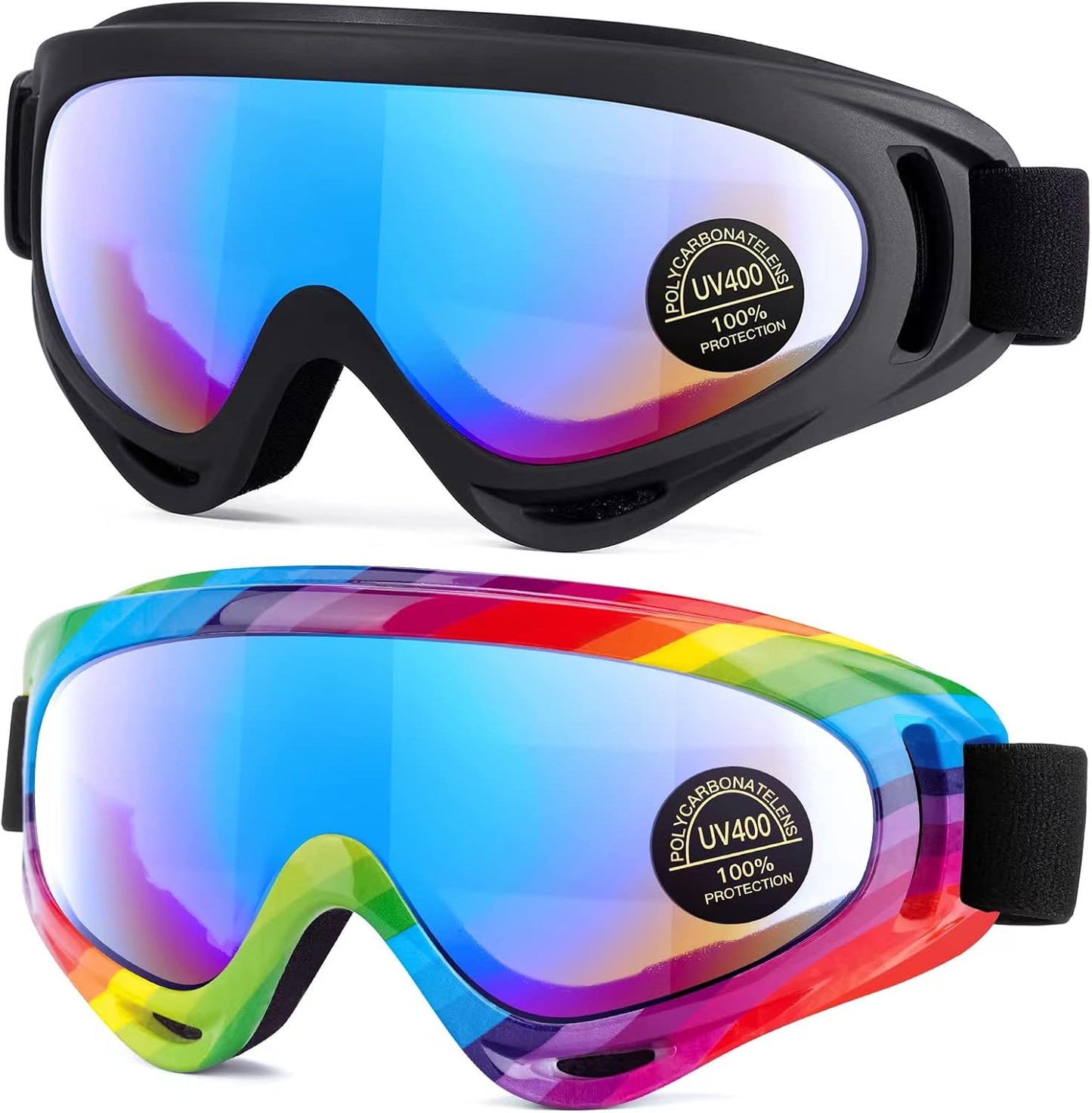 Gafas motocicleta niños pack 2 gafas carreras