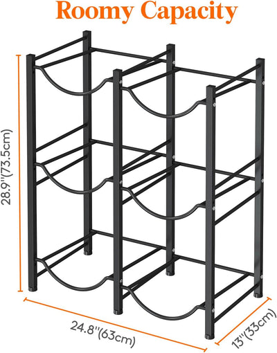 Soporte 5gal 3niv 6ranuras dispensador agua resistente