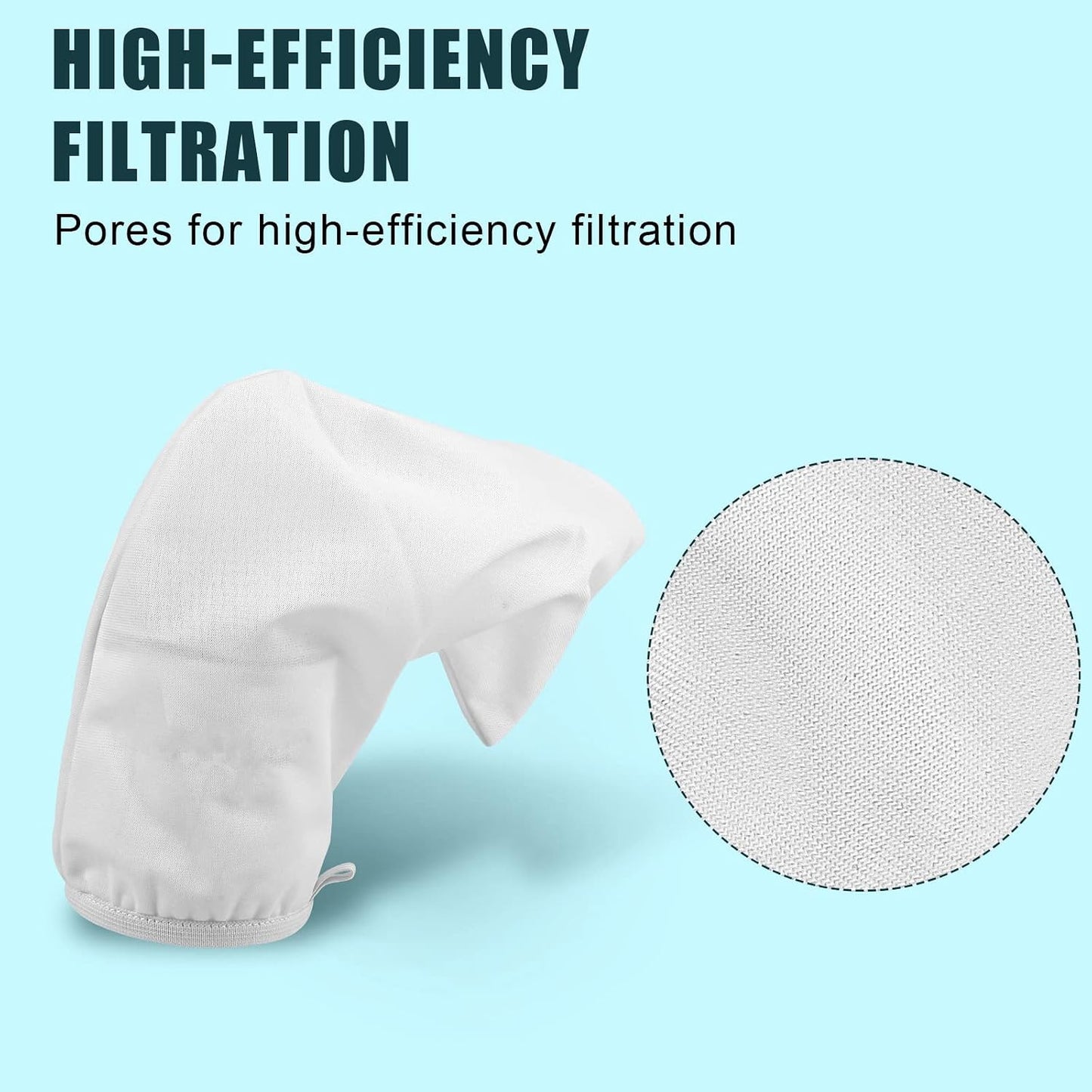 Filtro aspiradora mano piscina AIPER malla fina reutiliz.