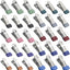 50 Alfileres Ropa Acero Inox 10 Colores para Colgar y Sellar